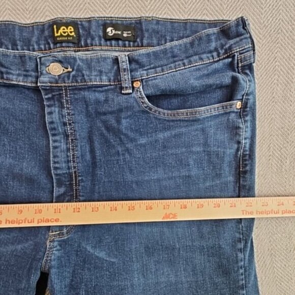Lee Jeans Men's 42x36 Classic Fit Straight Leg 2006840 Sgene Stretch Fit EUC - Picture 4 of 14